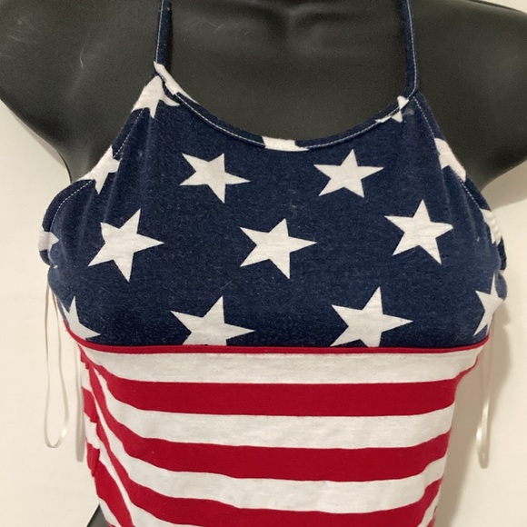 Stars & Stripes Crop Top. Ready for 4th of July or any holiday spirit. C… - Picture 2 of 9